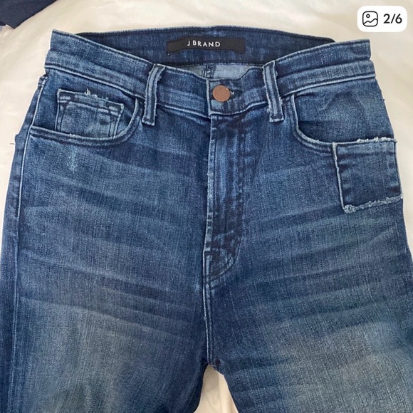 J Brand Dark Blue Skinny Jeans - Picture 4 of 6